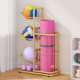 Multi-layer ball storage rack home indoor basketball football volleyball rack children's ball basket school storage rack