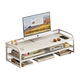 Office computer laptop screen heightening storage rack