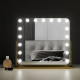 Desktop makeup mirror with light led bulb desktop makeup mirror smart makeup artist special fill light mirror beauty mirror