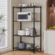 Multi-layer floor-standing storage rack microwave storage rack home kitchen rack pots and bowls condiments storage rack