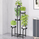 Flower shelf living room floor-standing balcony storage rack outdoor courtyard succulent iron flowerpot bracket shelf extension rack