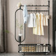Light luxury rotating movable coat rack dressing mirror