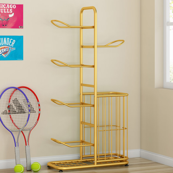 Basketball storage for home indoor children's fitness equipment