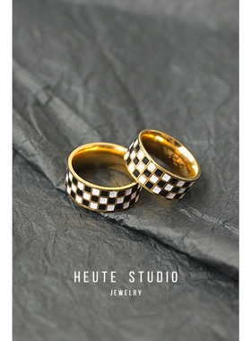 heutestudio小众设女钛钢戒指