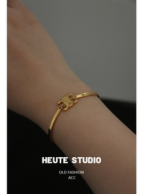 真空电镀不易掉色凯旋门双面手链