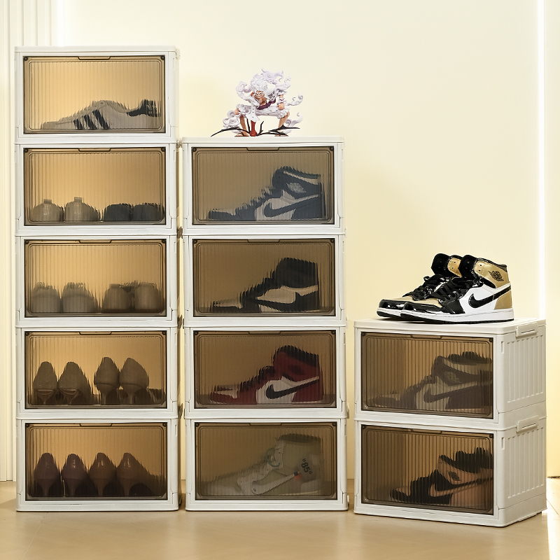 GOTO优选鞋盒收纳盒aj球鞋可折叠棉花娃娃展示柜包包收纳展示神器 - 图2