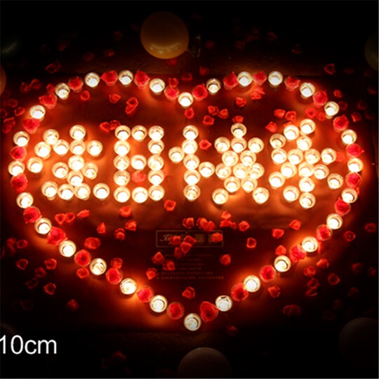 Candle light romantic wedding decoration led electronic