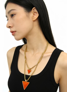 轻奢小众设计感项链高级感锁骨链