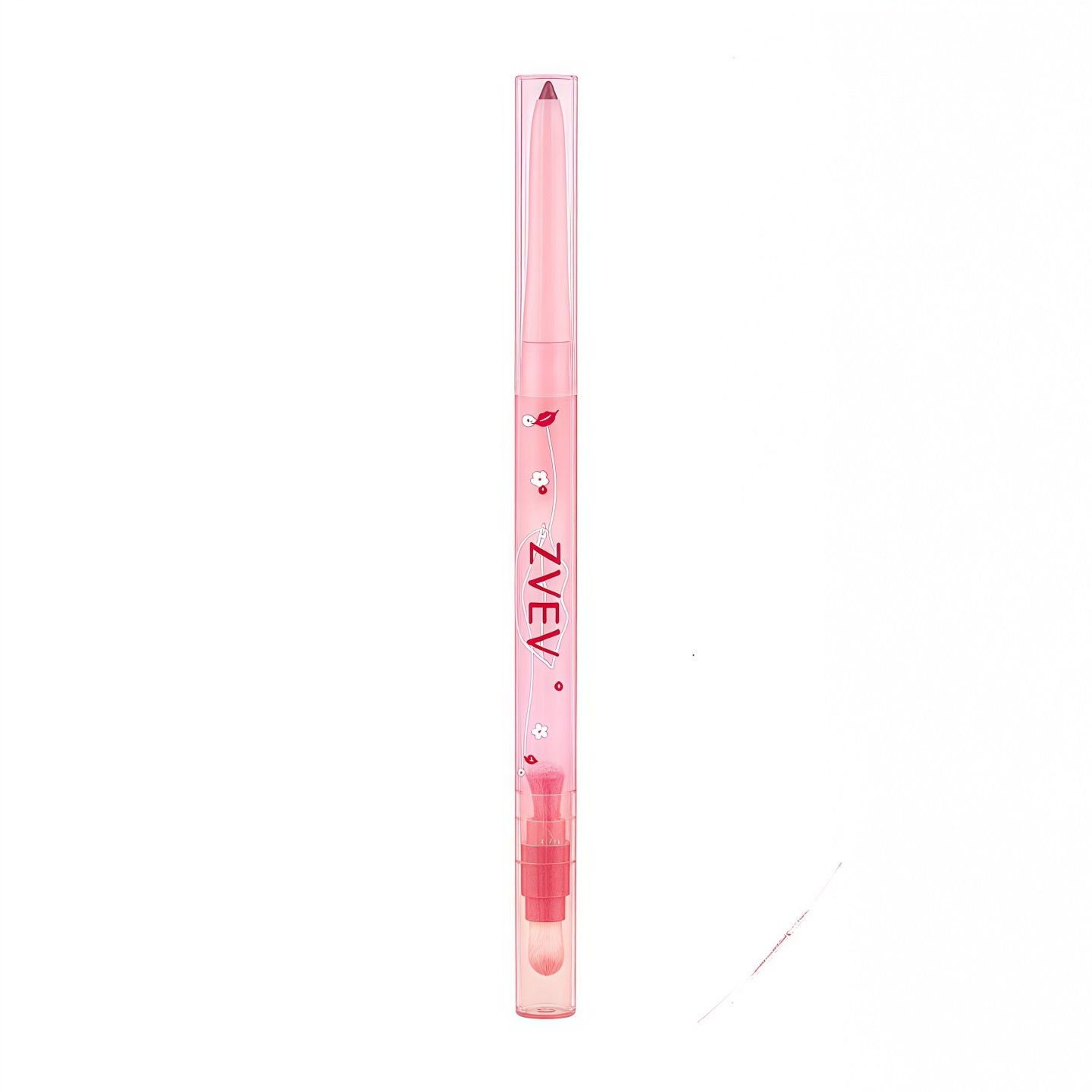 zvev雾嘟嘟唇线笔细腻丝滑勾勒唇型自带唇刷双头两用削笔刀唇线笔,淘宝优惠券,粉丝福利购,淘宝优惠卷