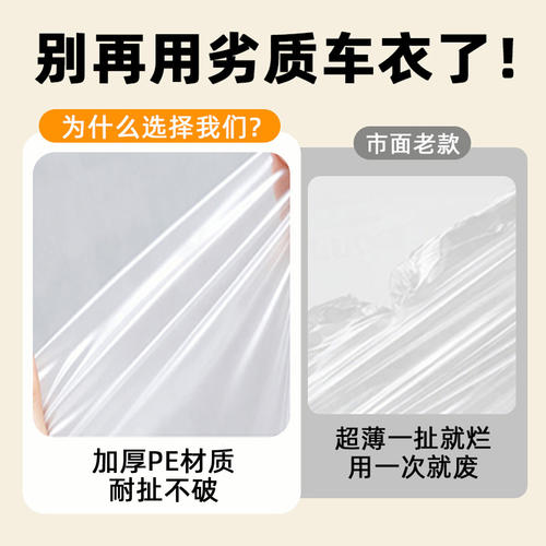 埃安AIONYPlus/SMAX/i60/V/RT/UT/LX一次性车衣车罩防鸟屎防尘罩 - 图0