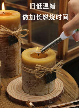 圆柱卧室香薰蜡烛珀尔俪木质香