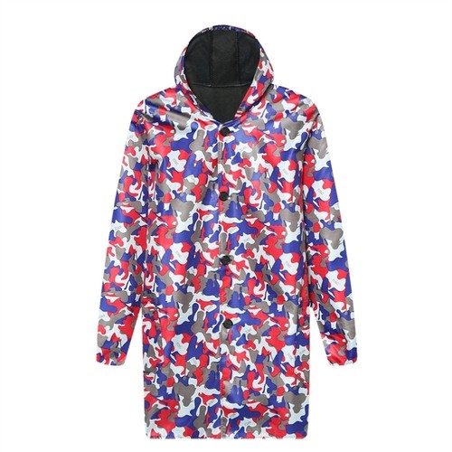 加绒加厚罩衣拉链款耐脏防油男款加绒工作服仓库冬季大褂中长款 - 图3