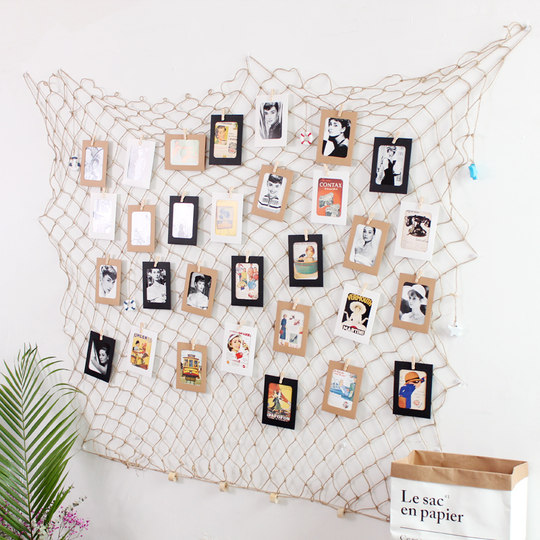 Fishnet Mediterranean Retro Bar Message Photo Wall