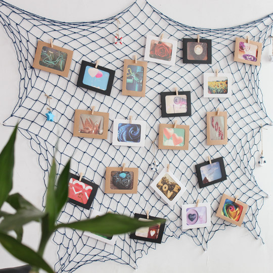 Fishnet Mediterranean Retro Bar Message Photo Wall