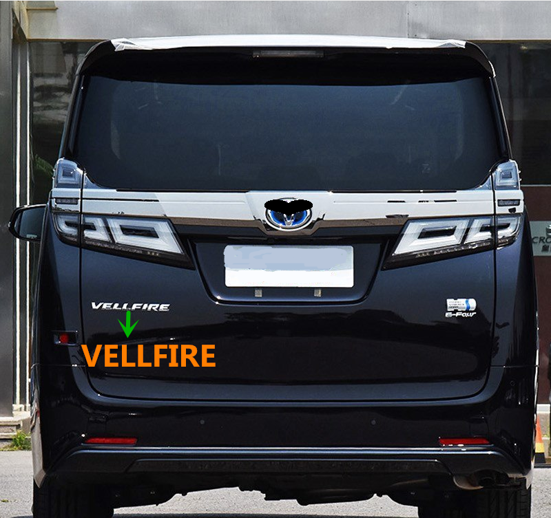 适用埃尔法威尔法皇冠原装尾标后标尾门标志全车ALPHARD WELLFIRE