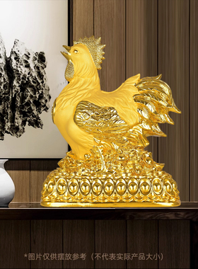 鑫源祥生肖鸡摆件金鸡存钱罐