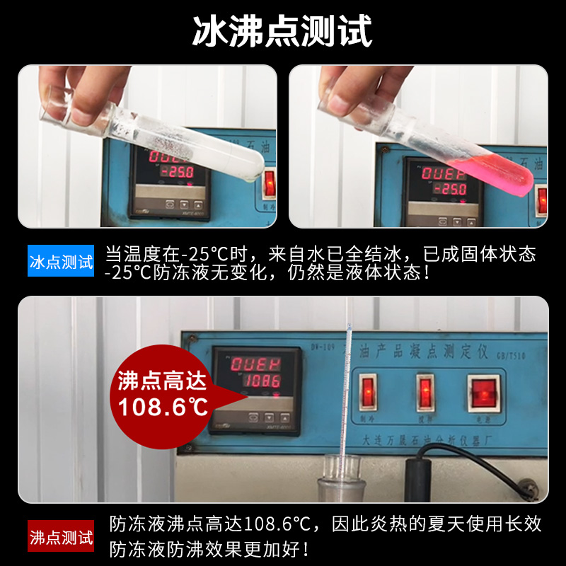 适用于奥迪A4LA6LA3A5Q7Q3Q5L汽车防冻液红色绿色冷却液四季通用-图2