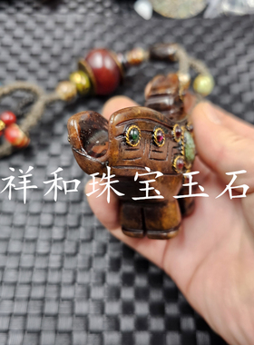 岫玉酒杯玉石手把件岫玉复古