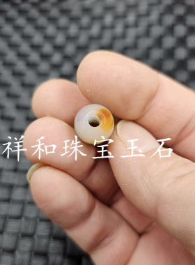 翡翠玉大孔路路通玉石挂件