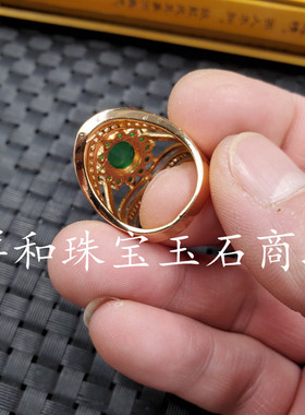 饰品戒指新款锆石切面解释鸡血