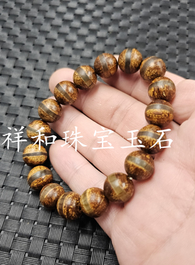 包邮10毫米线型玛瑙圆珠玉石手链