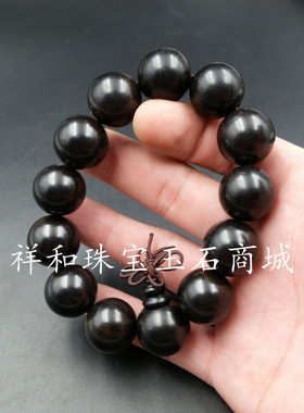 高档精美天然檀木圆珠毫米手链