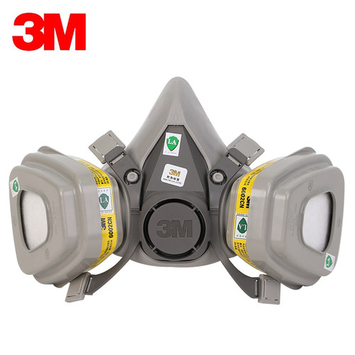 正品3M6200+6002套装防毒面具防酸性气体防毒面罩实验室用过滤式 - 图0