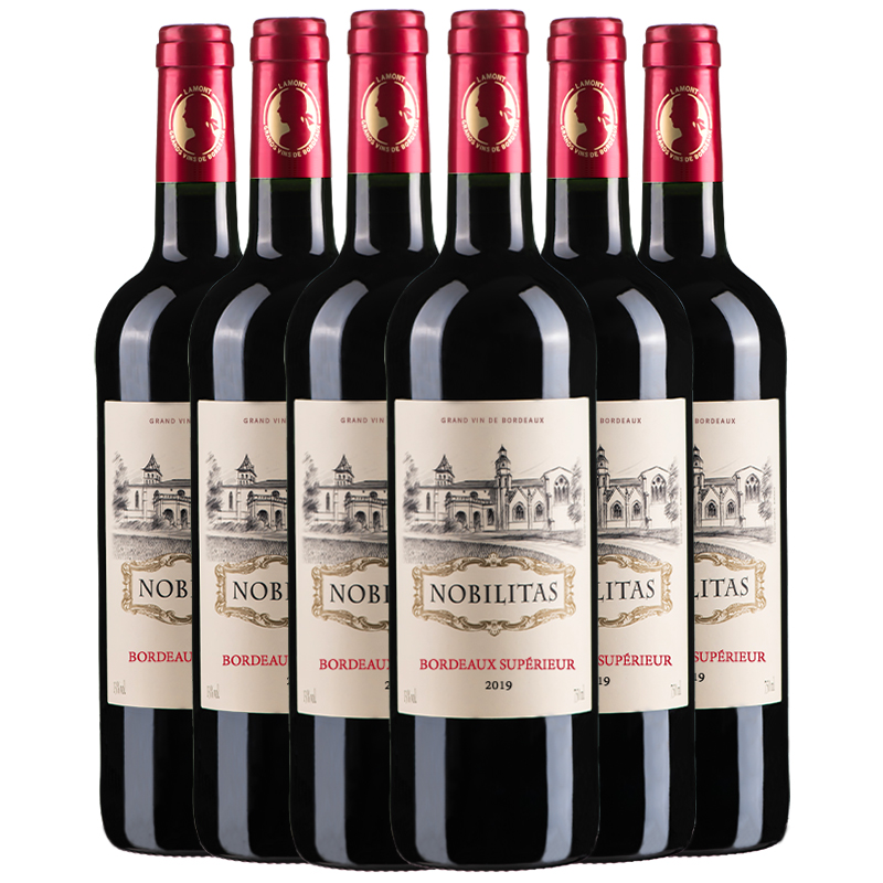 拉蒙法国原瓶进口红酒雾榭园波尔多AOC梅洛赤霞珠干红葡萄酒