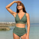 2024 new sexy split big size size bikini big breasts high -waist triangle two -piece Bikini swimsuit hot spring