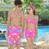 Ngực nhỏ mới tập hợp tấm thép bikini áo tắm ba mảnh nam những người yêu thích đồ bơi bãi biển - Vài đồ bơi đồ đi biển cho cặp đôi Vài đồ bơi