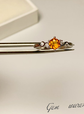 扭臂戒指纯银日韩女橄榄石饰品