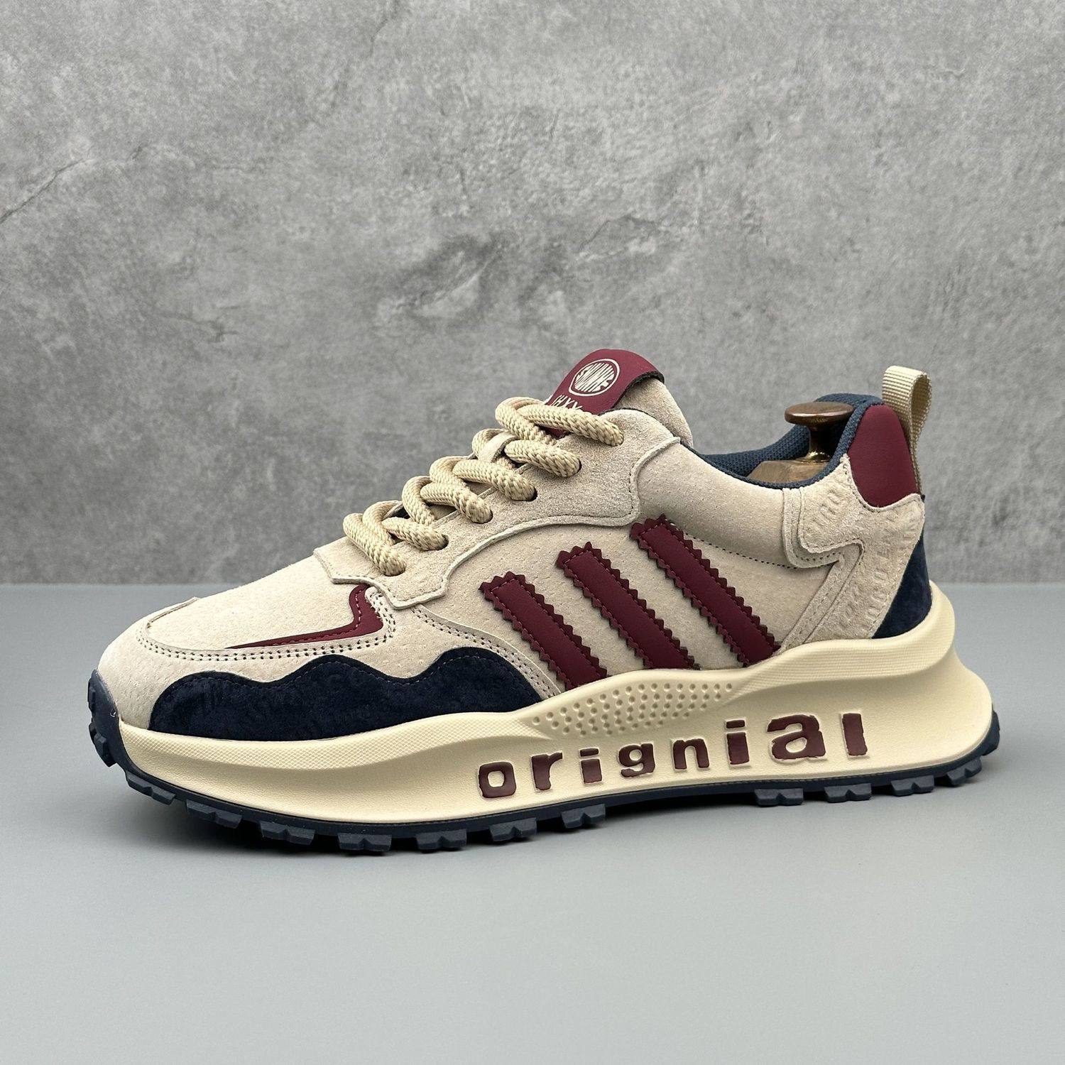 男鞋春季2025新款潮流青少年百搭板鞋休闲阿甘厚底男士增高运动鞋