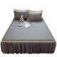 Bedskirt latex mat three-piece set 2024 new summer style