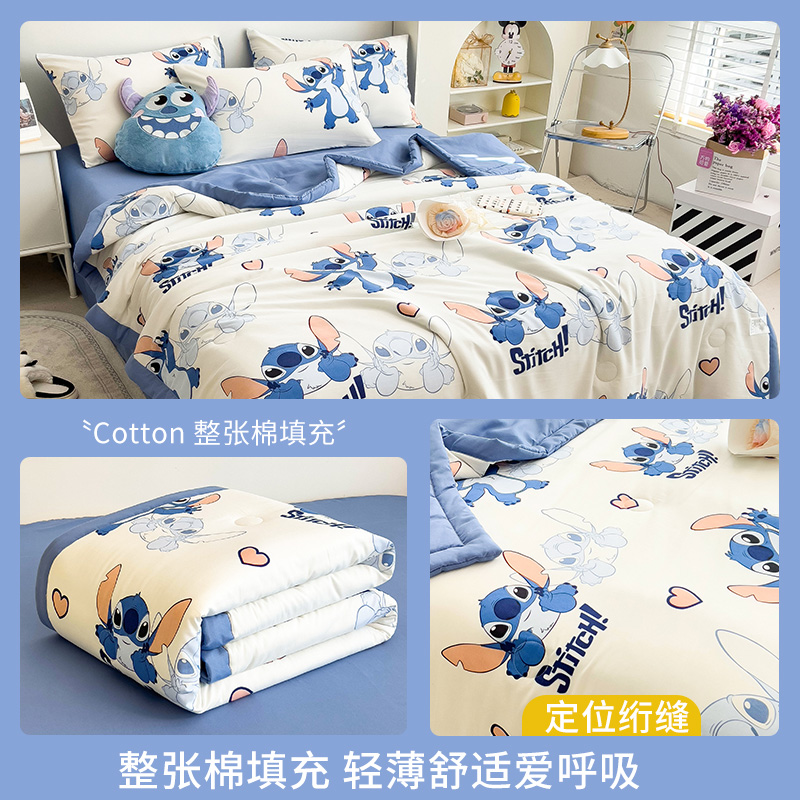 空调被夏凉被夏季2025新款儿童幼儿园午睡小被子薄款可机水洗被芯