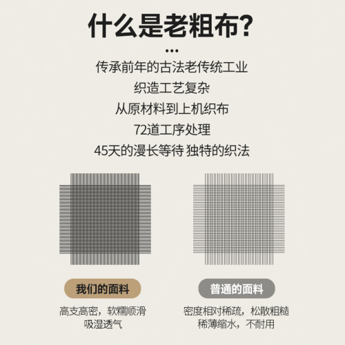 加厚老粗布床单单件秋冬100全棉纯棉学生宿舍被单枕套三件套1.5m3-图0