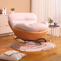 Sloth Couch Indoor Eggshell Rocking Chair Adults Lunch Rest Reclining Chair Autumn Winter Balcony Home Living Room Casual Chair