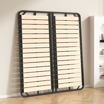 Bed frame thickened solid wood ribs frame 1 8 m bed plate foldable bed frame tatami 1 5 keel frame steel frame custom