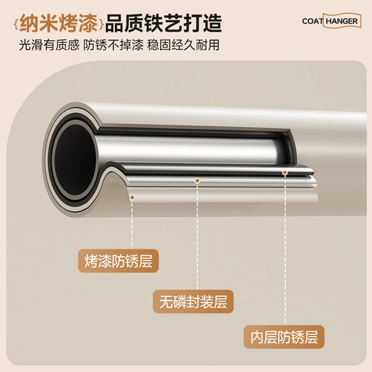 Напольная вешалка для одежды в спальне, вертикальная вешалка для одежды