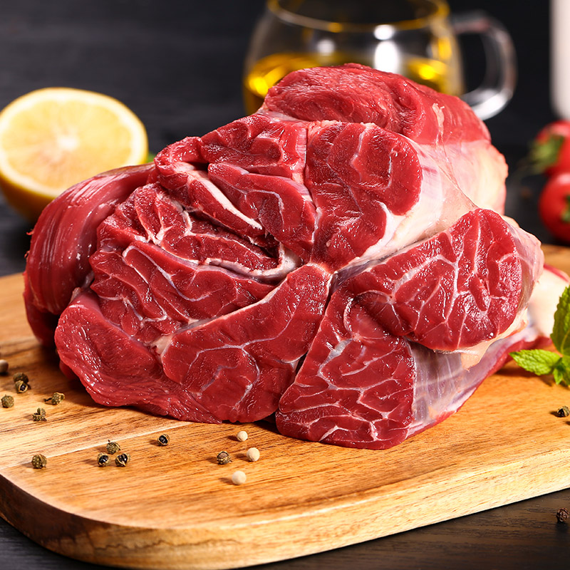 大庄园原切牛腱子4斤进口牛肉健身卤牛肉食材