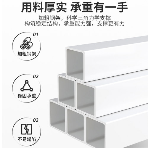 墙边小窄桌床边窄夹缝柜卧室床尾置物架落地收纳柜靠墙一字长条桌 - 图3