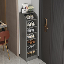 Simple Doorway Home Shoe Rack Shoes Cabinet of Viner Province Space Economy Type Rental House With Wall Corner Narrow Shelf