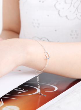 月亮猫咪秀气风配饰学生手串新品