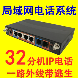 IP telephone switch simplifies 1 external line voice