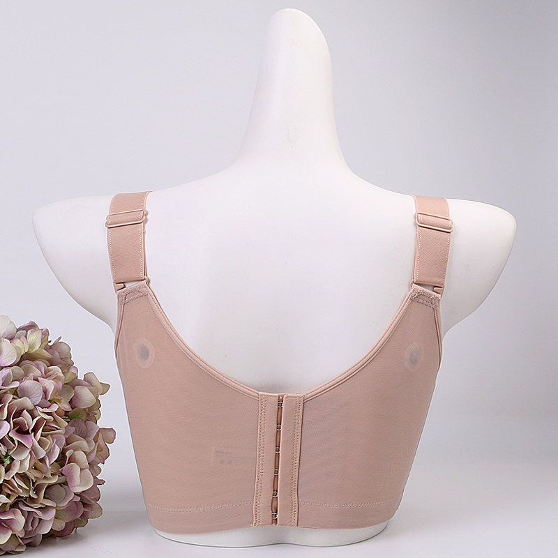 无痕大胸显小内衣女薄款全罩杯收副乳防下垂大码全包显胸小文胸罩