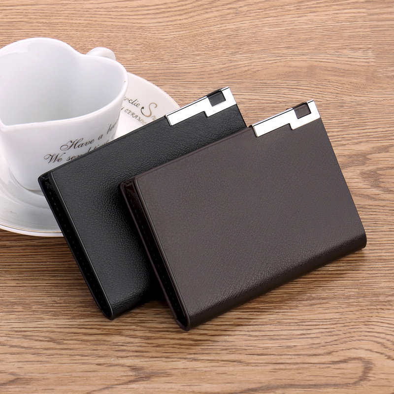 男商务大容量真皮精致高档名片包 瑞贝卡罗西卡包