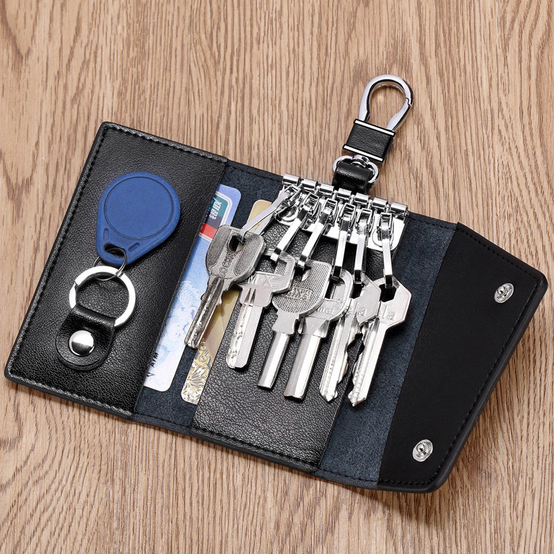 男士大容量多功能女腰挂汽车钥匙扣 瑞贝卡罗西钥匙包