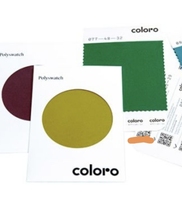 Single COLORO colour card polyswatch clothing textile printing and dyeing polyester cotton fabric international standard toncoloring card