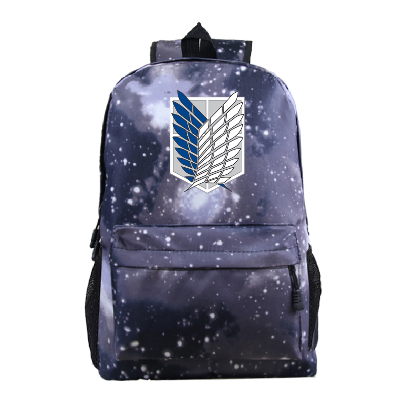 Anime Attack on Titan Backpack Kids Boys Girls School Backpa - 图2