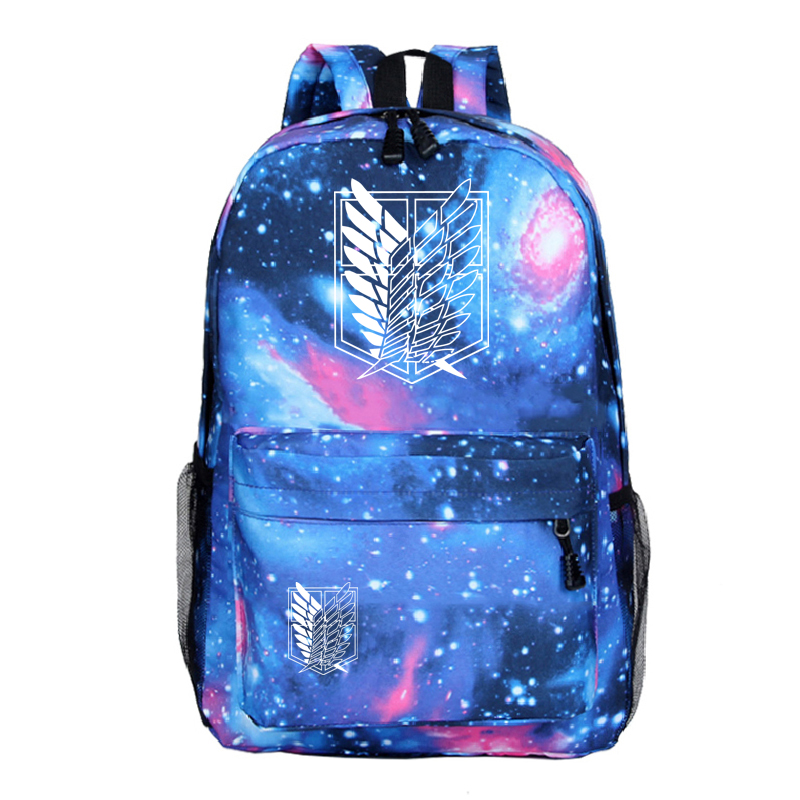 Anime Attack on Titan Backpack Kids Boys Girls School Backpa - 图3