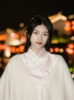 雪梦羊四季搭配婚纱披肩
